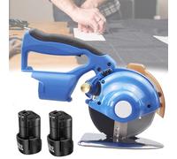 YNIYUJKL Cordless Electric Fabric Cutting Machine with 5 Speed Settings, 2X2500Mah Battery, Powerful Motor, 100Mm Blade Diameter for Precision Cutting,100mm