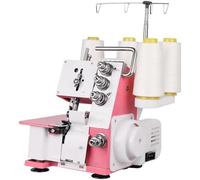 YNIYUJKL Overlock Sewing Machine, 1200Rpm Heavy Duty with LED Light, 3.5Mm Max Thickness Seam, Overlock Width 4.7Mm-5.7Mm, Ideal for Adults