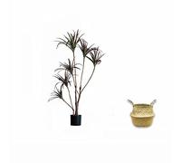 YNIYUJKL Piante Finte in Vaso Verde, Pianta Artificiale da 47 Pollici, Dracena Artificiale per Interni/Esterni, Soggiorno, Balcone, Decorazione Angolare, Simulazione di,B