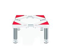 YNIYUJKL Supporto per Lavatrice Base per Lavatrice Base per Lavatrice Resistente Supporto per Frigorifero Antiscivolo L/W: 45-65 Cm Supporto Retrattile Piattaforma di La,4 Feet-14-17cm