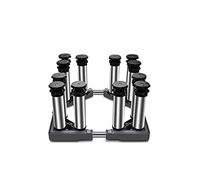YNIYUJKL Supporto per Lavatrice, Base Regolabile per Frigorifero E Lavatrice, Supporto Multifunzionale per Frigorifero, Lunghezza/Larghezza 43-65 Cm, Ripiano Rialzato da,12legs-29-32cm