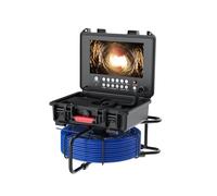 YNIYUJKL Telecamera per Ispezione Fognature Dvr da 9 Pollici con Localizzatore A 512 Hz, Telecamera Endoscopica per Fognature da 23 Mm con Contatore E Autolivellamento.,One Color-20m