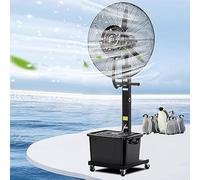 YNIYUJKL Ventilatori Nebulizzatori per Esterni, Ventilatore Industriale A Piantana, Nebulizzatori di Raffreddamento, Serbatoio dell'Acqua da 42 Litri A 3 velocità, Testina Vibrante con