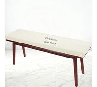 YNJJKA 8cm Spesso Cuscino per Panca da Esterno E Interno 1 2 3 Posti Sedia Cucina Finestra Cuscini Coprisedia Giardino Terrazza Sedili Pranzo Oscillante Peluche Velluto Inverno(110x45 cm)