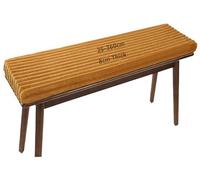 YNJJKA Cuscini per Spostare Mobili Cuscino Alzare Mobile Fasciatoio Panca Esterno Interno Sedia Cucina Finestra Giardino Terrazza Sedili Sedile 8cm Spesso Peluche Velluto Inverno(110x45 cm)