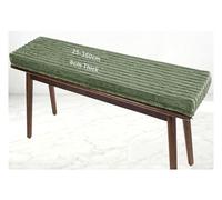 YNJJKA Cuscino per Panchina da Esterno Giardino 110x40 100 40 120x40 Cuscini Mobili Panche Panca 80x40 40x40 140x40 90x50 100x50 Interno Rotondo 8cm Spesso Peluche Velluto Inverno(110x45 cm)