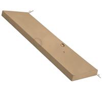 YNJJKA Cuscino Quadrato 40x40 per Sedia Spesso 5cm e Duro, per Divano, su Misura, Impermeabile 80%, Cuscino Lungo per Panchina da Giardino 100x40 150 140x60 120 x 40 cm(Cachi,110x45 cm 43x18 in)