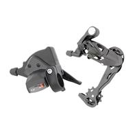 YNKJFOD 7 8 9 10 11 velocità Mountain Bike Trigger Shifter E Deragliatore Posteriore Gruppo Parti di Biciclette(MTB 8Speed 1Set)
