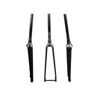 YNKJFOD 700C Strada del Carbonio Forcella della Bicicletta Canotto Conico Perno Passante 100x12mm UD Freno A Disco 140/160mm Parti di Ricambio for Biciclette