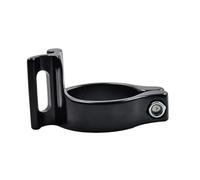 YNKJFOD Anello di Serraggio Deragliatore Anteriore for Bici da Strada Dritto Appeso 28,6 31,8 34,9 Mm Adattatore for Parti di Biciclette(34.9mm Black)