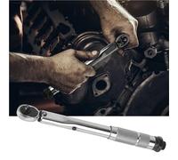 YNKJFOD Chiave Dinamometrica Regolabile di Precisione da 5-25 N.m - Chiave A Cricchetto con Attacco da 1/4" E Adattatore da 3/8" for Smontaggio Meccanico(Torque Wrench)