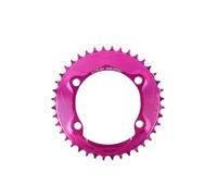 YNKJFOD Compatibile con Corona for Bici da Strada Shimano 40-50T, Pignone for Guarnitura for Bicicletta da 8-12 velocità(58T Pink Purple)