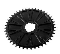 YNKJFOD Compatibile con Pedivella SRAM A 3 Bulloni A Montaggio Diretto, Corona for Ghiaia da Strada con Offset 4,2 Mm E Pignone Aero Largo Stretto 40-58T 8-12S(58T)
