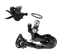 YNKJFOD Compatibile con Shimano Alivio M3100, Deragliatore Posteriore con Leva del Cambio Destra A 9 velocità SGS MTB(SL RD M3100)