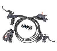 YNKJFOD Compatibile con Shimano SLX M7100 2 Pistoni/M7120 4 Pistoni Mountain Bike Freno A Disco Idraulico Set Sinistro E Destro(M7120 Resin)