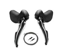 YNKJFOD Compatibile for Shimano Claris R2000/SORA R3000/TIAGRA 4700/105 R7000, 2x8/9/10/11 velocità STI Dual Control Leva Sinistra Destra Bici da Strada(ST-4700)