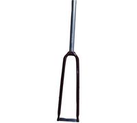 YNKJFOD Forcella for Ghiaia da Strada in Carbonio con Freno A Disco A Montaggio Piatto 700C Canotto Dritto Semi-Carbonio Forcella Rigida con Rotore da 70 Mm(Wine Red)
