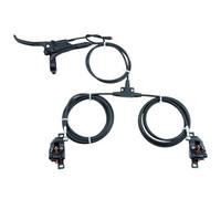 YNKJFOD Gruppo Freno Doppio Idraulico, Disco Rotore Sinistro E Destro, Design con Arresto di Spegnimento, Tre Collegamenti da Uno A Due, for MTB, Triciclo Elettrico E ATV(LR-GT03N2PCS-3PIN)
