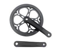 YNKJFOD Guarnitura for Bici da Corsa, 42T/48T/52T, 170mm/152mm, Piastra Dentata Cava, Compatibile con Bici Pieghevoli(NowAct 52T 170MM)