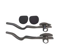 YNKJFOD Manubrio da Bici da Corsa TT con Morsetto dalla Forma Speciale - Carbonio 3K Completo, Barra di Appoggio Estesa, Cronometro da Triathlon(Type B Matte)
