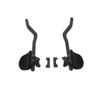 YNKJFOD Manubrio da Strada A Scatto Fisso con Morsetto dalla Forma Speciale: Carbonio 3K Completo, Triathlon TT, Barra di Appoggio Estesa(Matt Finish)