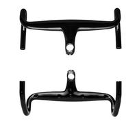 YNKJFOD Manubrio da Strada/Curvo: Attacco Manubrio Integrato in Carbonio, Viti in Titanio, Supporto for Computer Fisso(120mmx440mm)