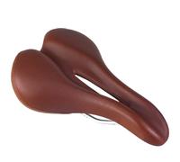 YNKJFOD Sella for Bici in Similpelle con Binario in Acciaio, 270x180 Mm, Adatta for MTB, Strada, Ghiaia E Percorsi in Città.(VL-3226 Brown)