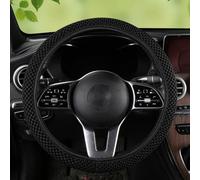YNNBJX Auto Coprivolante per Mercedes Benz GLA GLB 180 180d 200 200d 220d 250 GLA GLB 43 45, Presa Comoda Protezione Volante Antiscivolo Traspirante,Z/Black