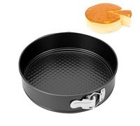 YNNHUDEEP Teglia a cerniera rotonda, 1 pezzo, tortiera da 9'' Springform 24 cm con rivestimento antiaderente, teglia grande, set di utensili da forno per torte