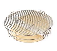 YNNI KAMADO TQDC18 Sistema Divide and Conquer per griglie con diametro esterno di 45,7 cm Adatto per Aldi Kamado pre 2020 e 2025 Griglie da 45,7 cm con presina TQDC18