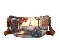 YNot borsa a spalla shoulder bag stampa Kisses from Paris linea Yesbag YES717F6