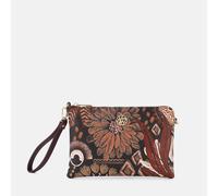 Ynot? Borsa Clutch Ikebana Stampa Rigida Natural