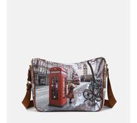 Ynot? Borsa Sacca Yes Bag Stampa Città Red London
