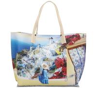 Ynot? Borsa Shopping Large Yes Bag Stampa Città