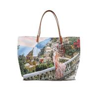 Ynot? Borsa Shopping Large Yes Bag Stampa Città