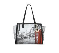Ynot? Borsa Shopping London 94.9 Taglia Unica Donna Minimalista Oblunga Pelle Sintetica Stampa Distintiva