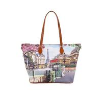 YNOT? Borsa Shopping Medium Yes Bag Stampa Città