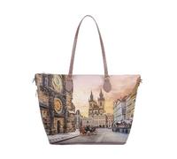 YNOT? Borsa Shopping Medium Yes Bag Stampa Città