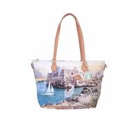 YNOT? Borsa Shopping Small Yes Bag Stampa Città