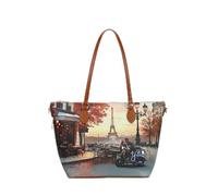 YNOT? Borsa Shopping Small Yes Bag Stampa Città