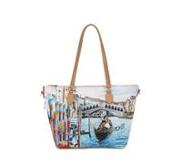 Ynot? Borsa Shopping Small Yes Bag Stampa Città