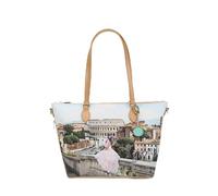 Ynot? Borsa Shopping Small Yes Bag Stampa Città