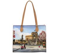 YNot borsa square shopping bag a spalla stampa Roman Holidays YES602S4 SALDI -50