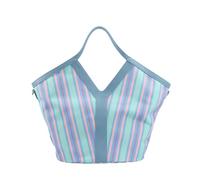 YNOT? Borsa Tote Medium Stripes Linea Iconica Mare