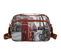 YNot borsa tracolla borsa reporter stampa LONDON BRIDGE linea Yesbag YES716F6