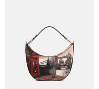 Ynot? Borsa Tracolla Mezzaluna Yes Bag Stampa Città London Bridge