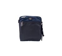 YNOT Borsello Trasversale Uomo Navy, 2 Comparti, Tessuto con Zip, Tracolla Regolabile, 22x26x2 cm