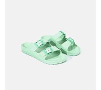 Ynot? Ciabatte Donna In Gomma Con Doppia Fibbia Mint - 37