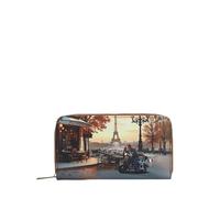 Portafogli donna grande con zip Ynot, kisses from Paris - Tabella Colori: Multicolore