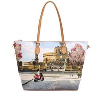YNot shopping bag borsa a spalla stampa Roman Holidays YES397S4 Saldi -50